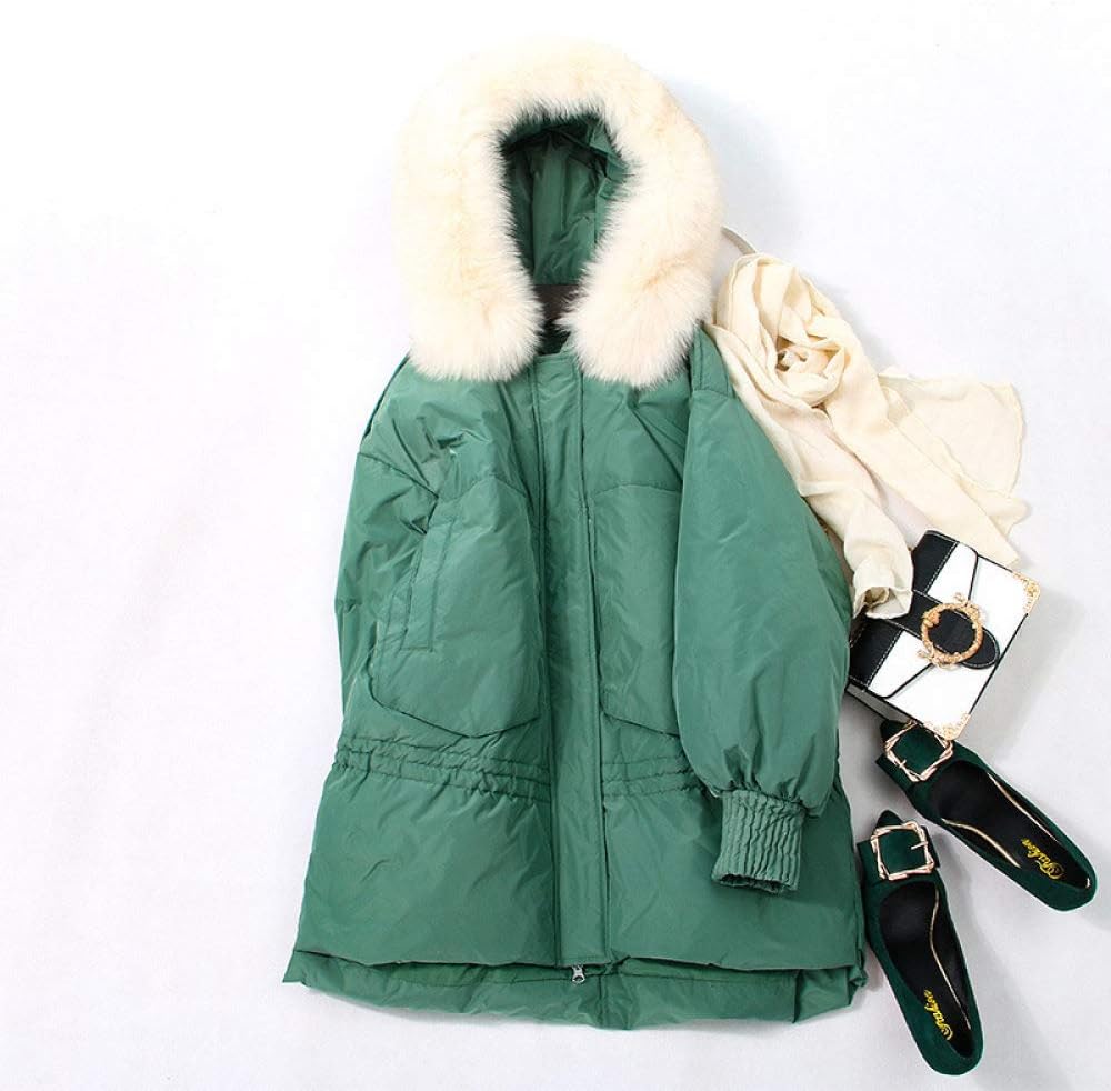 omen'S Down Coat,Winter Ladies Down Jacket Ultralight Warm Medium Long Hooded Jacket Stylish Simple Elegant Coat For Girls Outdoor Walking Hike Camp Travel