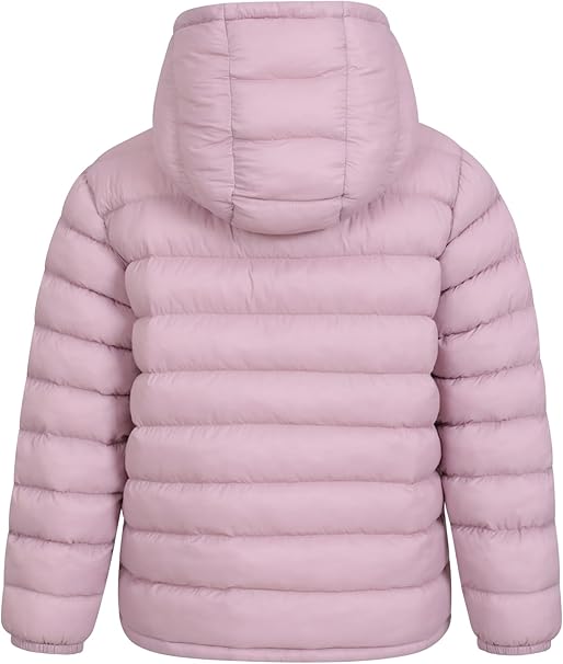 Mountain Warehouse Seasons Fur-Lined Kids Padded Jacket - Lightweight, Warm & Water-resistant Puffer Coat, Boys & Girls - For Autumn Winter, School & Outdoors